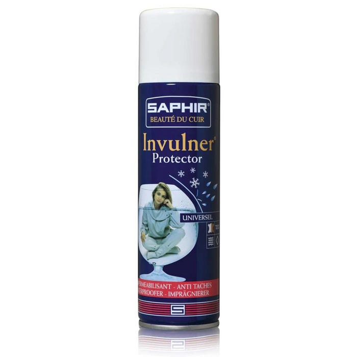 Picture of a spray can of Saphir Invulner Protector for leather