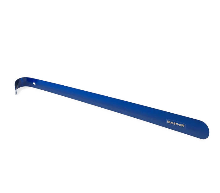 Saphir Large Blue Metal Shoe Horn