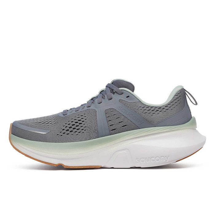 Saucony - Guide 18 Trainers in Carbon/Iceberg - Nigel Clare