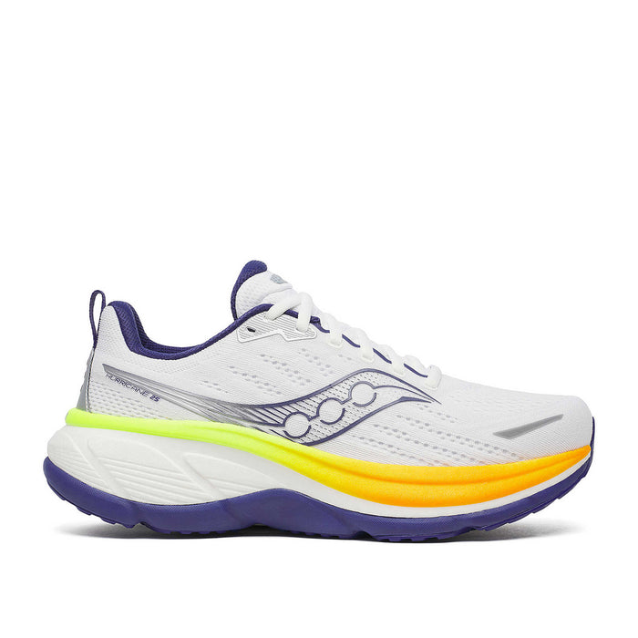 Saucony - Hurricane 25 Trainers in White/Frigid - Nigel Clare