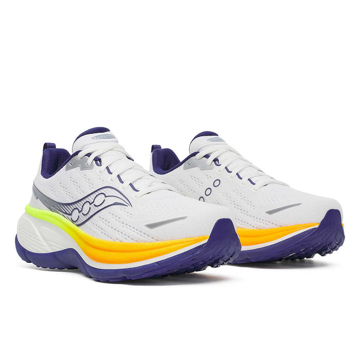 Saucony - Hurricane 25 Trainers in White/Frigid - Nigel Clare