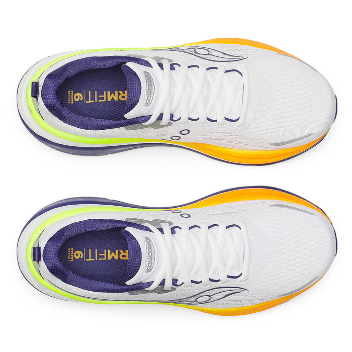 Saucony - Hurricane 25 Trainers in White/Frigid - Nigel Clare