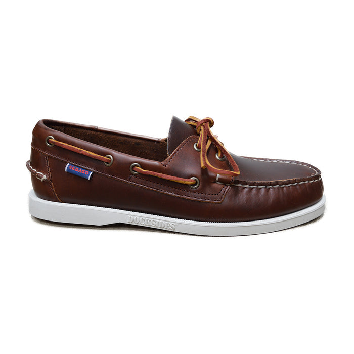 Sebago Dockside Oiled Waxy Deck Shoe - Brown