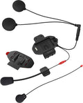 Sena SF Series Clamp Kit: Helmet clamp kit includes fasteners, speaker pads, microphone sponges, speakers and microphones, an