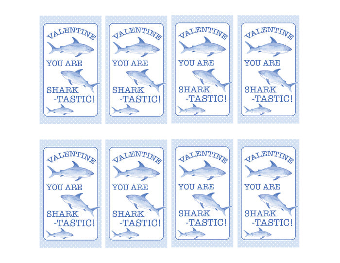 Sharks VDay Cards