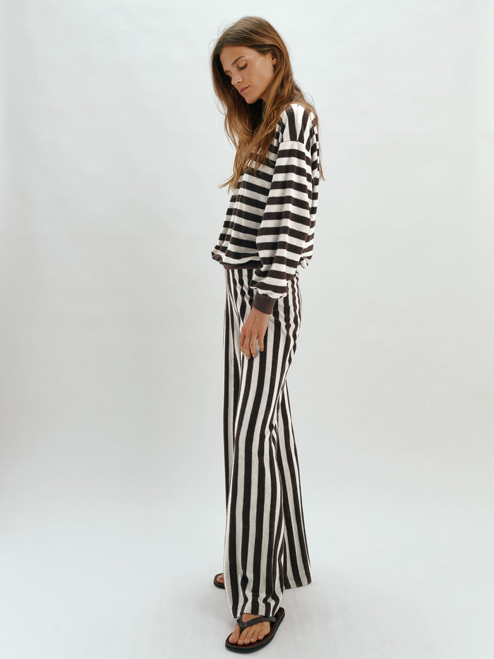 Truffle Ivory Stripe