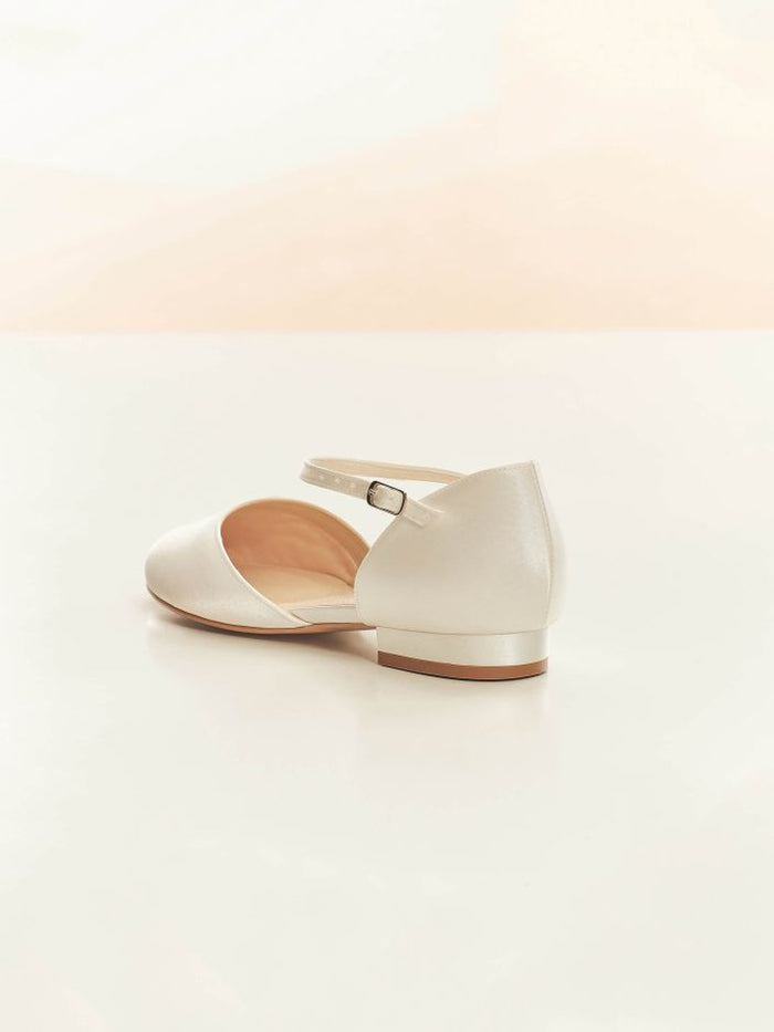 Sissi Bridal Flat Shoe - Shoes - Bianco Evento