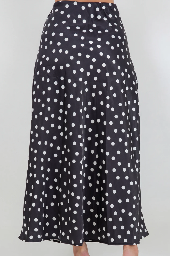 Tatyana Polka Dot Skirt - SexyModest Boutique