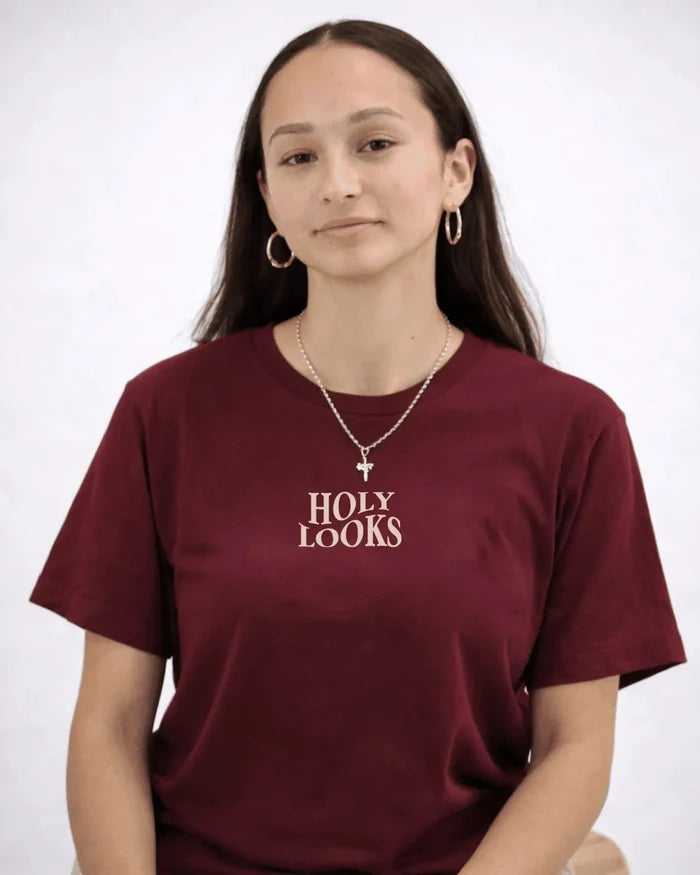 God Is Not Done Tee Maroon - Holy Looks