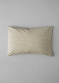 Ticking Stripe Cotton Housewife Pillowcase | Ecru/Straw