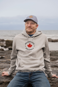 Tod Maffin's Relentless Decency - Unisex Eco Hoodie - Heather Grey