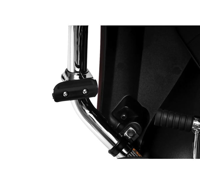 Toe Rest Cruise Pegs Chrome: These Kuryakyn Toe Rest Cruise Pegs attach directly to the engine guard to allow positioning of