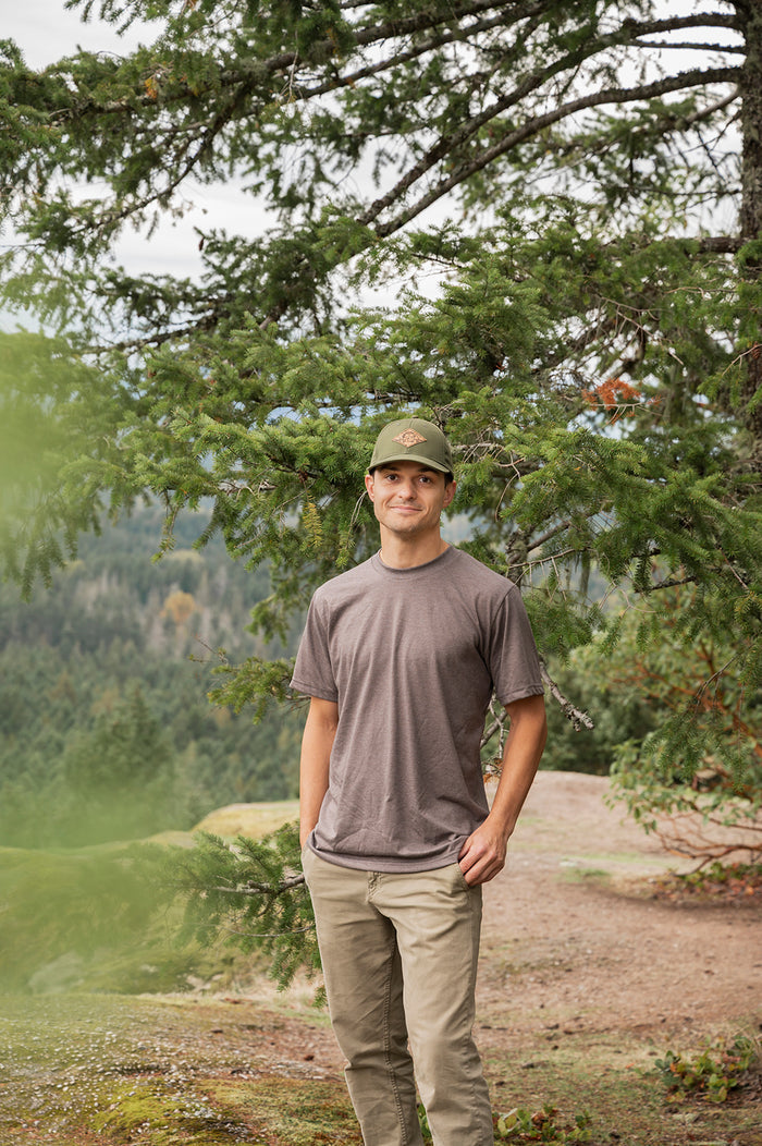 Unisex Eco Tee - Blank Apparel - Heather Brown
