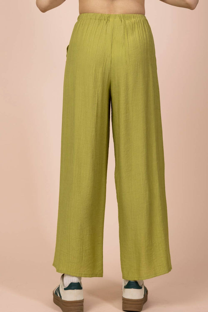 Wide Leg Woven Pants