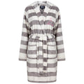 Womens Tokyo Laundry Dressing Gown Robe Grey/White Stripe S