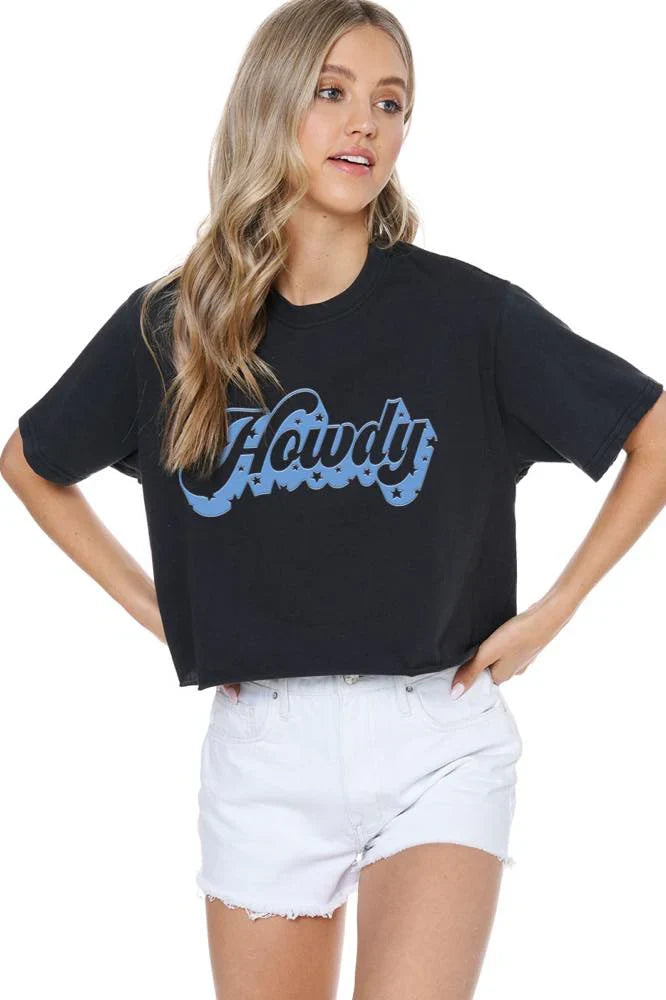 Zutter Howdy Puff Crop Tee
